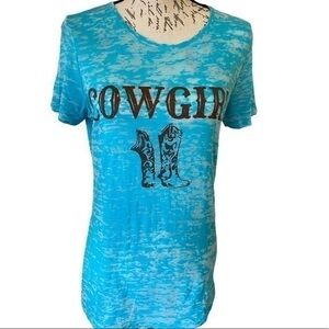 NEXT LEVEL T SHIRT AGUA BURNOUT